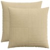 Párna huzat 2 pcs almelo szürke zöld 55 x 55 cm cord