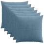 Párna huzat 6 pcs almelo kék 55 x 55 cm cord