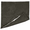 Párna huzat 2 pcs almelo antracitszürke 55 x 55 cm cord
