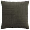 Párna huzat 2 pcs almelo antracitszürke 55 x 55 cm cord