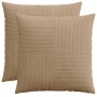 Párna huzat 2 pcs almelo barna 55 x 55 cm cord