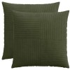 Párna huzat 2 pcs almelo zöld 55 x 55 cm cord