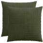 Párna huzat 2 pcs almelo zöld 55 x 55 cm cord