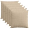 Párna huzat 6 pcs almelo tópszínű 55 x 55 cm cord