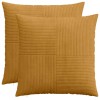 Párna huzat 2 pcs almelo sárga 60 x 60 cm cord