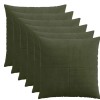 Párna huzat 6 pcs almelo zöld 60 x 60 cm cord