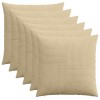 Párna huzat 6 pcs almelo szürke zöld 65 x 65 cm cord