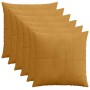 Párna huzat 6 pcs almelo sárga 65 x 65 cm cord