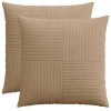 Párna huzat 2 pcs almelo barna 80 x 80 cm cord