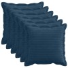 Párna huzat 6 db houten sötétkék 30 x 30 cm cord