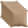 Párna huzat 6 db houten barna 30 x 30 cm cord
