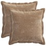 Párna huzat 2 db houten barna 30 x 30 cm chenille szövet