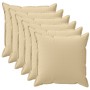 Párna huzat 6 db houten bézs 30 x 30 cm poliészter