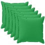 Párna huzat 6 db houten zöld 30 x 30 cm poliészter