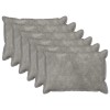 Párna huzat 6 pcs houten világosszürke 30 x 50 cm