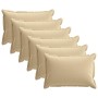Párna huzat 6 db houten bézs 30 x 50 cm poliészter
