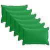 Párna huzat 6 db houten zöld 30 x 50 cm poliészter