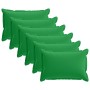 Párna huzat 6 db houten zöld 30 x 50 cm poliészter