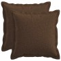 Párna huzat 2 pcs houten barna 35 x 35 cm műlenszövet