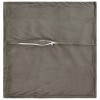 Párna huzat 6 pcs houten világosszürke 35 x 35 cm bársony