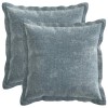 Párna huzat 2 db houten világoskék 35 x 35 cm chenille szövet