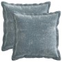 Párna huzat 2 db houten világoskék 35 x 35 cm chenille szövet