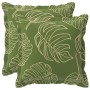 Párna huzat 2 db houten levélminta 35 x 35 cm poliészter