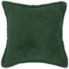 Párna huzat 2 pcs houten sötétzöld 35 x 35 cm bouclé