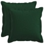 Párna huzat 2 pcs houten sötétzöld 40 x 40 cm műlenszövet