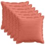Párna huzat 6 db houten piros narancs 40 x 40 cm cord