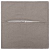 Párna huzat 2 pcs houten világosszürke 40 x 40 cm bouclé