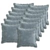 Párna huzat 12 pcs houten világoskék 40 x 40 cm chenille szövet