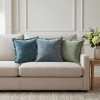 Párna huzat 2 db houten zöld 30 x 30 cm chenille szövet