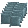 Párna huzat 12 db houten kék 40 x 40 cm chenille szövet
