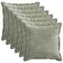 Párna huzat 6 pcs houten zöld 40 x 40 cm chenille szövet