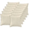 Párna huzat 12 pcs houten krémszínű 40 x 40 cm