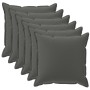 Párna huzat 6 db houten antracitszürke 40 x 40 cm poliészter