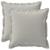 Párna huzat 2 db houten szürke 40 x 40 cm poliészter