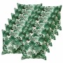 Párna huzat 12 db houten levélminta 40 x 40 cm poliészter