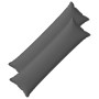 Párna huzat 2 pcs houten világosszürke 40 x 145 cm műlenszövet