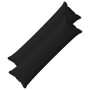 Párna huzat 2 pcs houten fekete 40 x 145 cm műlenszövet