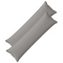 Párna huzat 2 pcs houten felhőszürke 40 x 145 cm műlenszövet