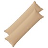 Párna huzat 2 pcs houten krémszínű 40 x 145 cm műlenszövet