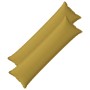 Párna huzat 2 pcs houten világos zöld 40 x 145 cm műlenszövet
