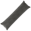 Párna huzat houten sötétszürke 40 x 145 cm bársony