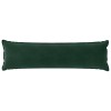 Párna huzat houten sötétzöld 40 x 145 cm bársony