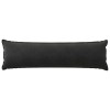 Párna huzat houten fekete 40 x 145 cm bársony