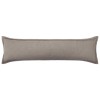 Párna huzat houten világosszürke 40 x 145 cm bouclé
