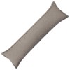 Párna huzat houten világosszürke 40 x 145 cm bouclé