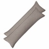 Párna huzat 2 pcs houten világosszürke 40 x 145 cm bouclé